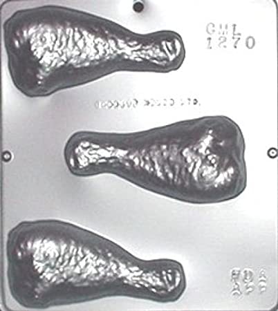 Chicken Drumstick Chocolate Candy Mold 1270