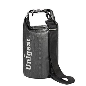 Unigear 2L/5L/10L/20L/30L/40L 600D Dry Bag Sack, Waterproof Floating Dry Gear Bags for Boating, Kayaking, Fishing, Rafting, Swimming and Camping with Waterproof Phone Case