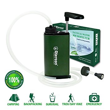 SHAN ZU Water Purifier with Advanced Filtration System Outdoor Hiking Portable Explorer Equipment Water Filter