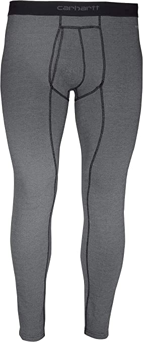 Carhartt Mens Force Midweight Synthetic-Wool Blend Base Layer Pant