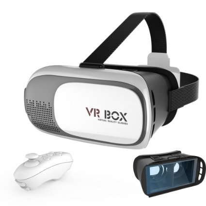 BONAOK New Version 3D VR Virtual Reality Glasses Headset for 4.5-6.0 inch screen smartphone (VR-BOX 3RD)