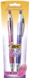 BIC For Her Retractable Ball Pen Medium Point 10 mm Black Ink 2 Count FHAP21-Black