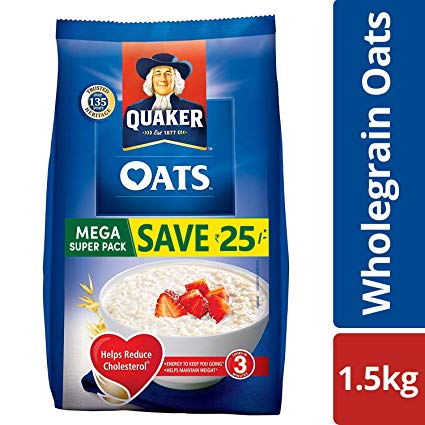 Quaker Oats, 1.5 kg Pack