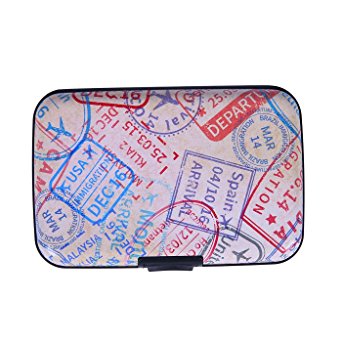 HDE Aluminum RFID Blocking Wallet Identity Protection Travel Credit Card Case