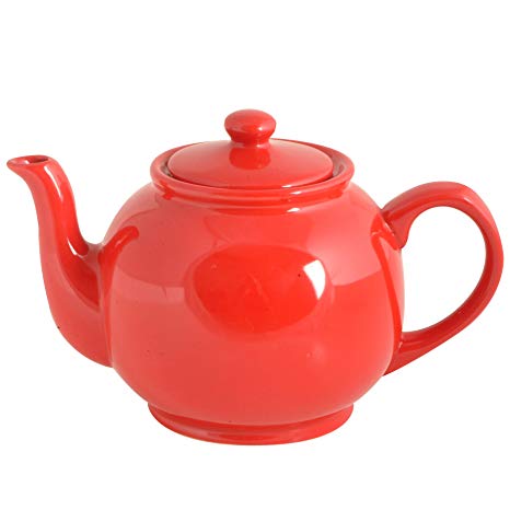 Price & Kensington Brights Teapot, 37-Fluid Ounces, Bright Red