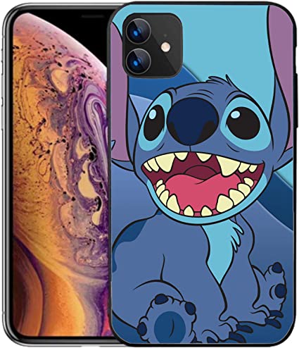 N / A iPhone 11 Pro Max Case, Case Plastic Soft Cover for iPhone 11 Pro Max (lilo-Stitch-A)