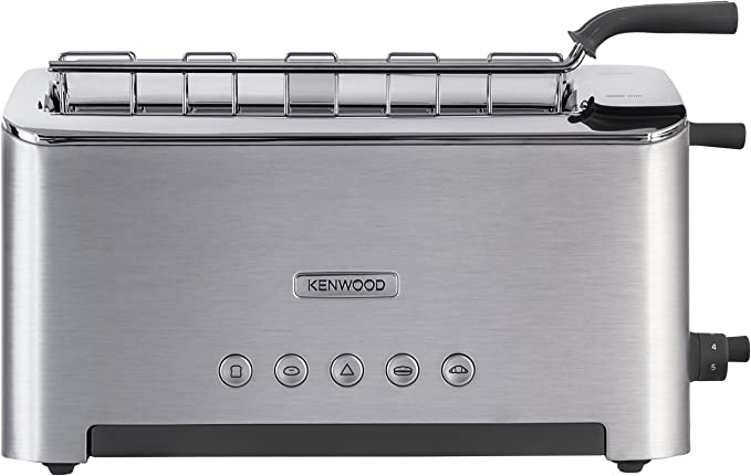 Kenwood TTM610 Persona Collection Toaster with Adjustable Toasting Slot and Sandwich Basket, Silver