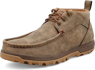 Twisted X Men's Lace-Up Chukka Driving Moc with CellStretch