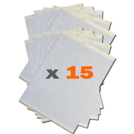 Tattoo Stencil Transfer Stencil Carbon Paper (Pack of 15), 8 1/2 by 11"