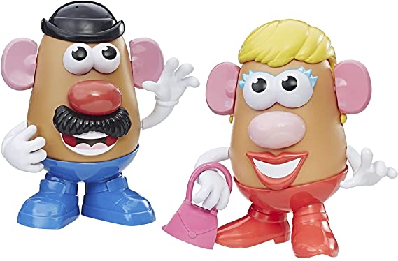 Playskool Mr Potato Head and Mrs Potato Head Bundle of 2 Complete Spud Characters