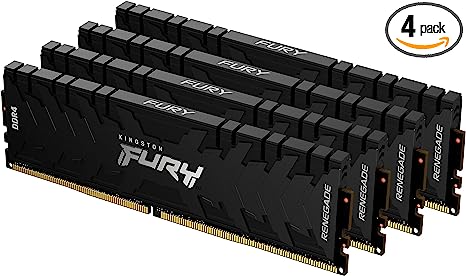 Kingston Fury Desktop PC Memory DDR4 2666MT/s 8GB x 4 Kingston Fury Renegade CL13 KF426C13RBK4/32