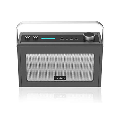 Century Smart Wi-Fi Speaker with Alexa - Bluetooth - Internet Radio - Spotify - Smart Home Control - Multi-Room - News and Sport updates (Charcoal)