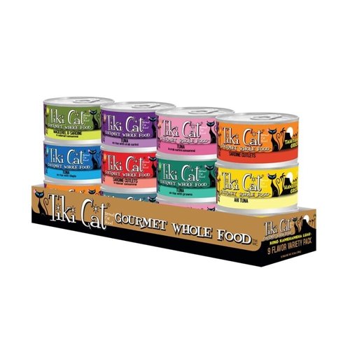 Tiki Cat Canned Cat King Kameham Variety Pack 2.8 oz Case 12