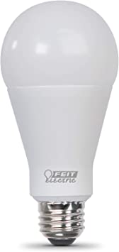 Feit Electric OM300/830/LED A23 300-Watt Equivalent Non-Dimmable Omni High Output LED Light Bulb, 300W, 3000K Warm White
