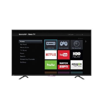 Sharp LC-43N4000U 43-Inch 1080p Roku Smart LED TV (2016 Model)