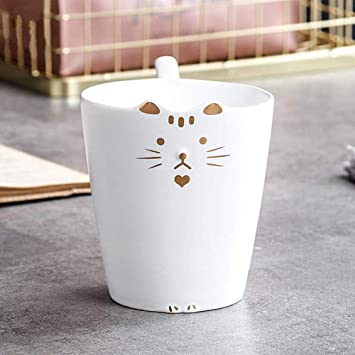 TFWell Cute Coffee Mug, Cat Ceramic Mug Tea Cup, Coffee Mug Gifts for Women, Man, Girls, Boys, Friends, Lovers and Family (12.6 Ounce, White)