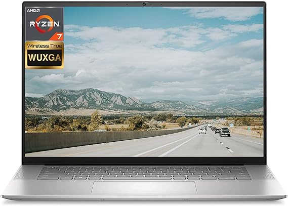 Dell 2023 Newest Inspiron 16 Laptop, 16" WUXGA Display, AMD Ryzen 7 7730U up to 4.5GHz, 16GB RAM, 1TB SSD, AMD Radeon Graphics, Wi-Fi 6, Bluetooth, Backlit Keyboard, Windows 11 Home