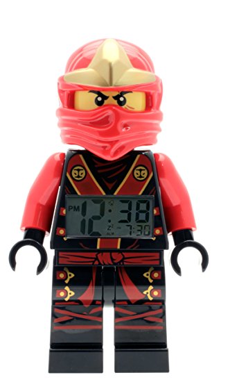 LEGO Kids' 9001161 NINJAGO Kai Figurine Alarm Clock