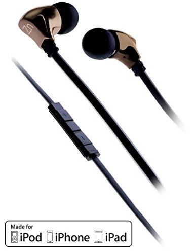 FSL Zinc Zn30i Earbuds with Microphone and Volume Control for Apple (iPhone/iPad/iPod) - Bronze
