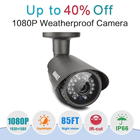 Annke Sony Sensor 2.1MP 1920 x 1080P HD IP66 Weather/Vandalproof Design  Security Camera