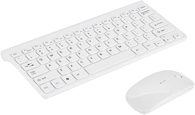 Wired Keyboard and Mouse Combo,Wired Keyboard with Ergonomic Wrist Rest for Game and Work,Full Size USB Wire Corded Keyboard Mouse Combo Set with Number Pad for Computer, Laptop, PC, Notebook(White)