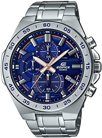 CASIO Silver Stainless Steel Watch-EFR-564D-2AVUEF