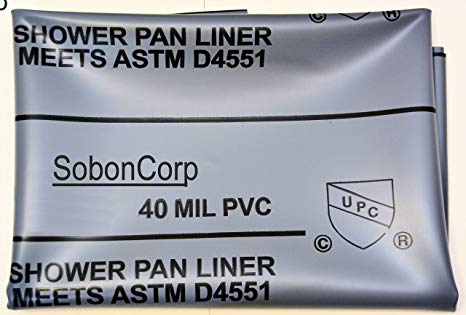 SHOWER PAN LINER KIT 6X8, grey