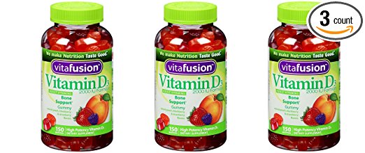 Vitafusion Vitamin D3 Gummy Vitamins, Assorted Flavors