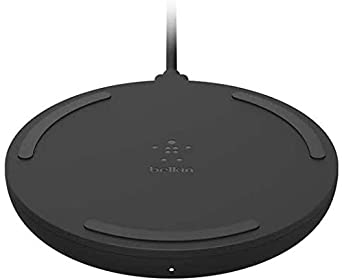 Belkin Boost Charge Wireless Charging Pad 15 W (Qi-Certified Fast Wireless Charger for iPhone, AirPods, Samsung, Google and More, AC Adapter Included) - Black