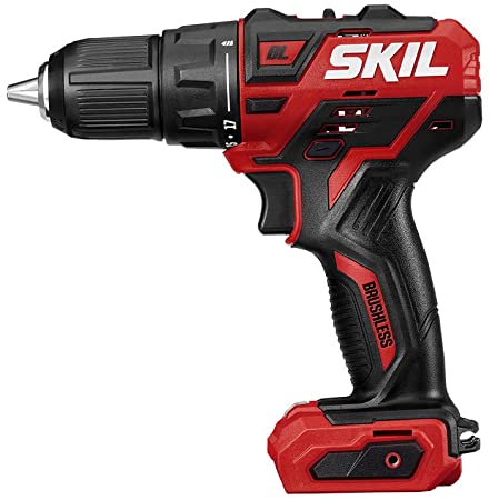 SKIL PWRCore 12 Brushless 12V 1/2 Inch Cordless Drill Driver, Bare Tool - DL529001