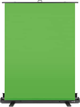 Elgato Green Screen - Collapsible chroma key panel for background removal with auto-locking frame, wrinkle-resistant chroma-green fabric, ultra-quick setup and breakdown
