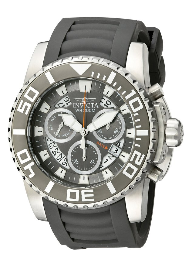 Invicta Men's 14670 Pro Diver Analog Display Swiss Quartz Grey Watch
