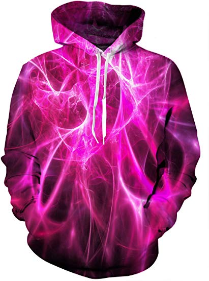 Hgvoetty Unisex Graphic Hoodies for Women Men Cool 3D Print Sweatshirts with Pockets