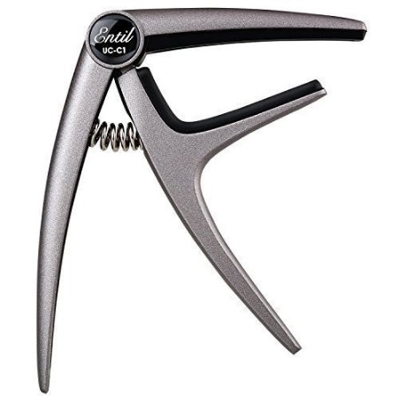 Capo Guitar Capo for Acoustic and Electric Guitars Single Handed Capo Quick Change for Guitars Bass Ukulele No Scratches No Fret Buzz Easy to Move Professional Trigger Ultra Lightweight