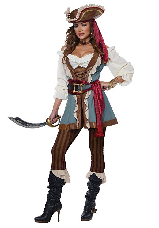 California Costumes Women's Plus Size Queen of The High Seas Adult Woman Costume