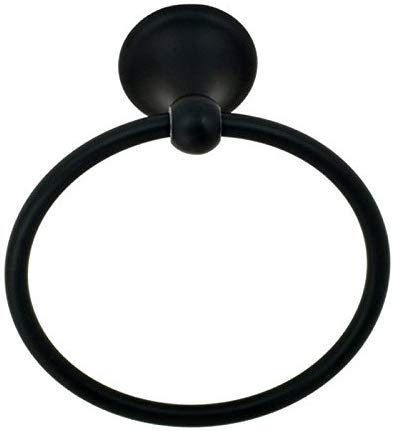 Better Home Waterfront Towel Ring Matte Black