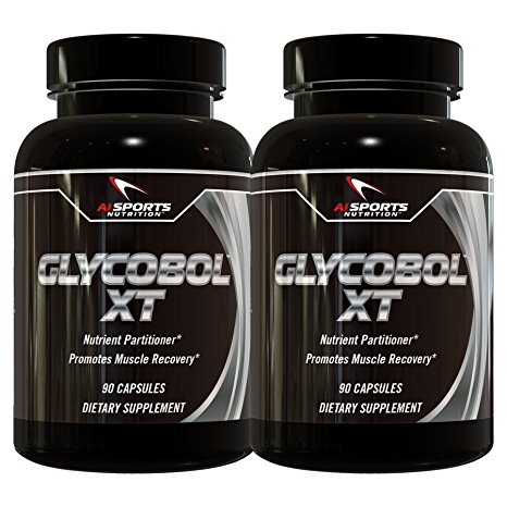Glycobol XT™ Twin Pack by AI Sports Nutrition | 2x 90 Capsules Nutrient Partitioner Support and Blood Glucose Disposal Agent (GDA) Full and Pumped Build Muscle and Increase Recovery While Reducing Fat