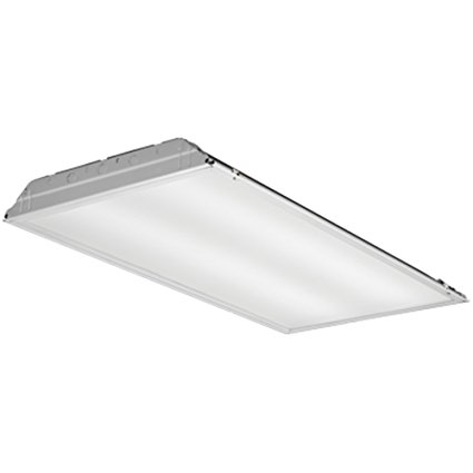 Lithonia Lighting 2GTL4 LP840 Gloss LED General Purpose Troffer, 4-Feet, White