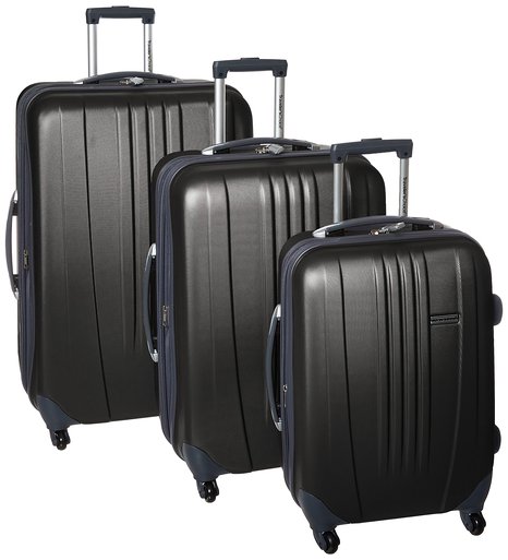 Traveler's Choice Luggage Toronto Three Piece Hardside Spinner Luggage