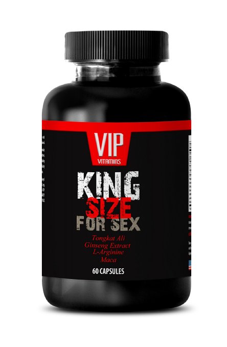 Organic tongkat ali extract - KING SIZE FOR SEX - Sex enhancements pills for men (1 Bottle 60 Capsules)
