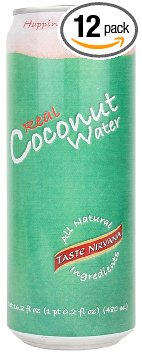 Taste Nirvana Real Coconut Water, 16.2 Ounce (Count of 12)