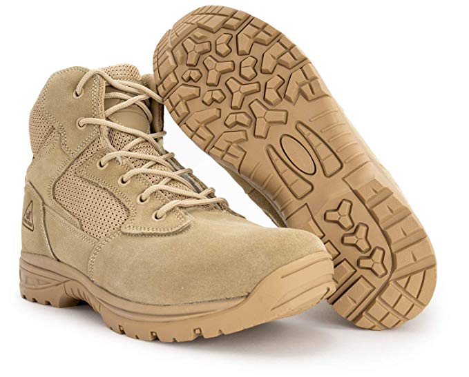 Ryno Gear Tactical Combat Boots with Coolmax Lining (Beige)