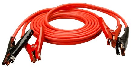 Coleman Cable 08660 Heavy-Duty 4-Gauge Auto Battery Booster Cables with Polar Glo-Watt Clamps (20 Feet)
