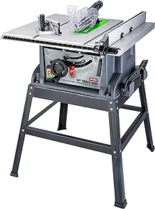 Genesis GTS10SC 15-Amp 10-In. Table Saw with Metal Stand