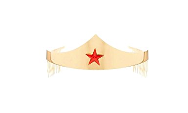 DC Comics Wonder Woman Golden Tiara with Red Gem Star