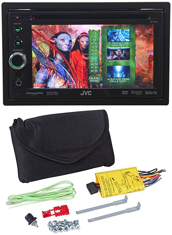 JVC Open Box KW-AV60 DVD/CD/USB Car Receiver