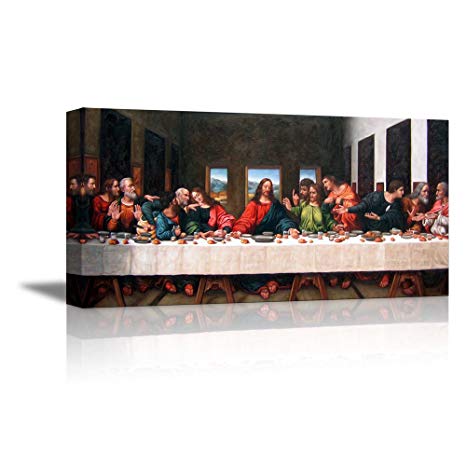 wall26 - The Last Supper by Andrea Solari - Canvas Art Wall Decor - 12" x 24"