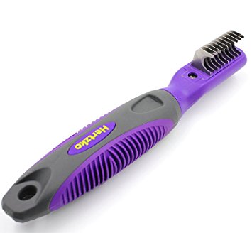 Hertzko Mat Remover - Suitable For Dogs And Cats - Great Tool For Removing Tangles, Mats, Knotted Or Dead Hair