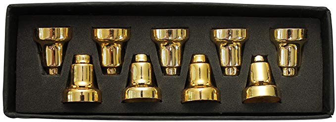 Majestic Giftware MNDC-B 1" Brass Menorah Drip Cups Candelabra