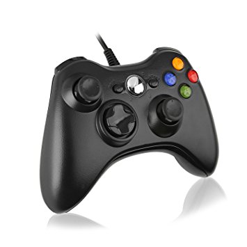 Game Controller TGJOR Wired USB Gamepad Joystick with Shoulders Buttons Joypad for Microsoft Xbox 360 / Windows PC